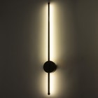 Бра "Аланди" LED 15Вт 3000К чёрный 80х10 см - Фото 3
