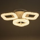 Люстра с ПДУ "Нонна" LED 68Вт 3000-6000Вт белый 39х39х12,5см BayerLux 9643801