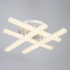 Люстра с ПДУ "Линии" LED 112Вт 3000-6000Вт белый 55х55х13,5см BayerLux - фото 23161906