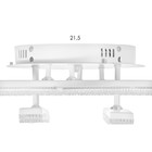 Люстра с ПДУ "Линии" LED 112Вт 3000-6000Вт белый 55х55х13,5см BayerLux - фото 23161913