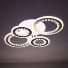 Люстра с ПДУ "Рафаэль" LED 150Вт 3000-6000Вт RGB белый 58,5х38,5х12,5см BayerLux - фото 23161920