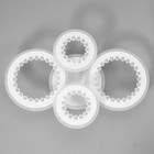 Люстра с ПДУ "Рафаэль" LED 150Вт 3000-6000Вт RGB белый 58,5х38,5х12,5см BayerLux - фото 23161923