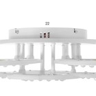 Люстра с ПДУ "Рафаэль" LED 300Вт 3000-6000Вт RGB белый 55х55х13,5см BayerLux - фото 23135898