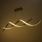 Люстра с ПДУ "Диодора" LED 100Вт 3000-6000Вт золото 98х140х40-140см BayerLux - фото 23173743