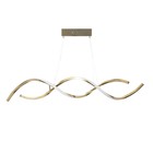 Люстра с ПДУ "Диодора" LED 100Вт 3000-6000Вт золото 98х140х40-140см BayerLux - фото 23173746