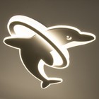 Люстра с ПДУ "Дельфин LED 140Вт 3000-6000К диммер белый 60х60х9 см BayerLux - Фото 4