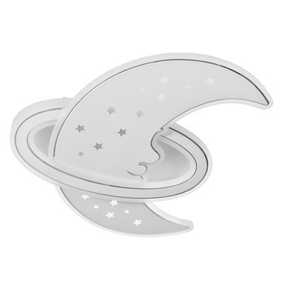 Люстра с ПДУ «Месяц» LED 145 Вт 3000-6000К диммер белый 50×50×8 см BayerLux