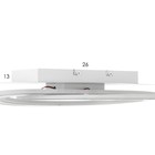 Люстра с ПДУ «Месяц» LED 145 Вт 3000-6000К диммер белый 50×50×8 см BayerLux - Фото 9