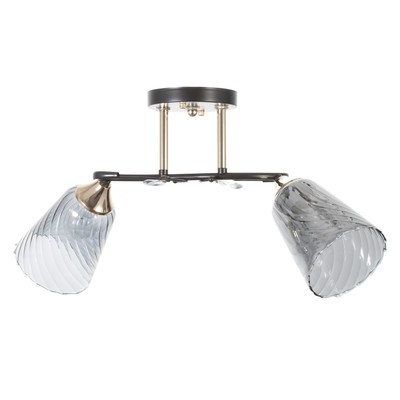 Люстра «Рони» 2хЕ27 40 Вт черный 50×20×23 см BayerLux