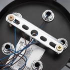 Светильник потолочный BayerLux «Рони», люстра 5хЕ27, 40 Вт, чёрный, 62х62х23см 9643963