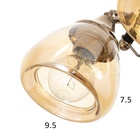 Светильник бра настенный BayerLux «Солара», 3×14, 40 Вт, чёрный, 47×20×21.5см - фото 25521060