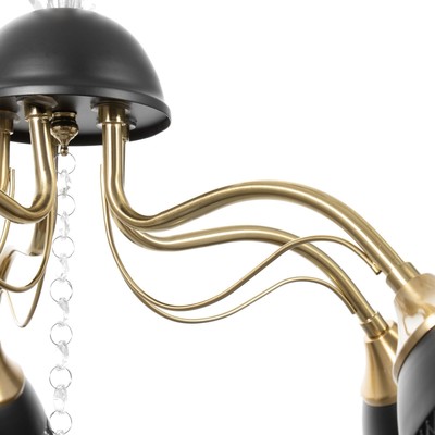 Люстра «Рикардо» 5хЕ27 40 Вт черный 71×71×38-65 см BayerLux