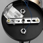 Светильник потолочный BayerLux «Клео», люстра 2×Е27, 40 Вт, чёрный, 50×22×24 см 9643977