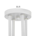 Светильник потолочный BayerLux «Снежа», люстра 4хЕ27, 40 Вт, белый, 81х33х21 см 9643990