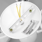 Светильник потолочный BayerLux «Миссури», люстра 6хЕ27, 40 Вт, белый 71×71×29 см - фото 28493546