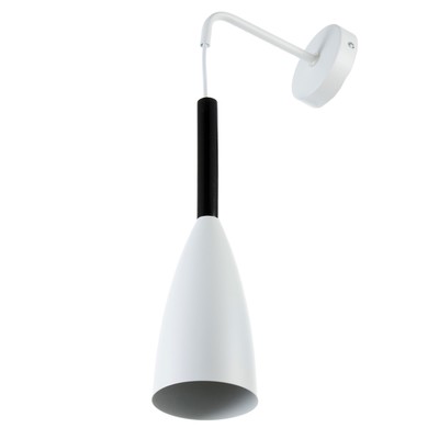 Бра «Капля» Е27 40 Вт белый 10×10×35-135 см