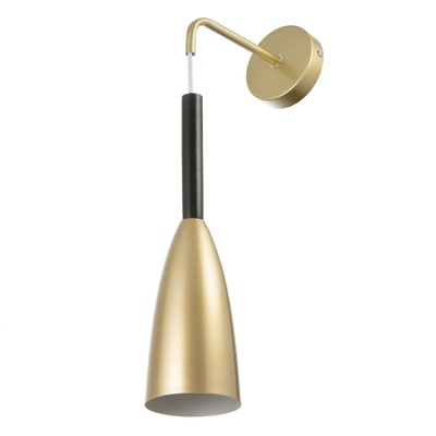 Бра «Капля» Е27 40 Вт золото 10×10×35-135 см