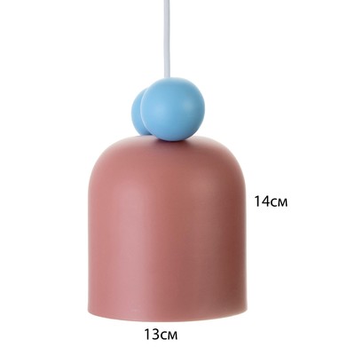 Светильник BayerLux «Тедди» Е27 40 Вт розовый голубой 20×14×20-120 см