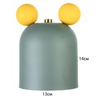 Бра "Тедди" Е27 40Вт желтый зеленый 23х14х20см - фото 23136121