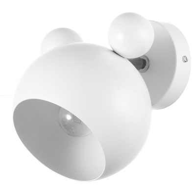 Бра «Барни» Е27 40 Вт белый 20×20×20 см