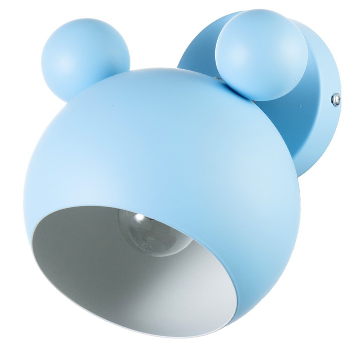 Бра «Барни», Е27, 40 Вт, голубой, 20×20×20 см - Фото 1