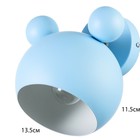 Бра «Барни», Е27, 40 Вт, голубой, 20×20×20 см - Фото 5