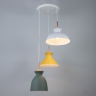 Светильник BayerLux "Вармо" 3хЕ27 40Вт желтый белый зеленый 41х41х25-125см - фото 23114396