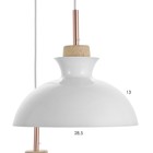 Светильник BayerLux "Вармо" 3хЕ27 40Вт желтый белый зеленый 41х41х25-125см - фото 23114401