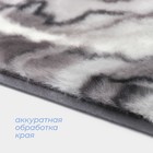 Коврик SAVANNA «Мечта», 40×60 см, высота ворса 2 см, цвет серый - фото 7829637