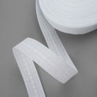 Шторная лента классическая, матовая, 4 см, 100 ± 1 м, цвет белый - фото 9043005