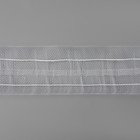 Шторная лента классическая, органза, 4 см, 50 ± 1 м, цвет белый - фото 7829855