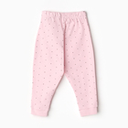 Штанишки детские, цвет розовый/горошек, рост 80 см - фото 24580953