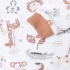 Боди детское, цвет белый/зоопарк, рост 80 - фото 24053031