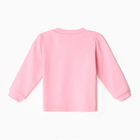 Лонгслив, цвет розовый/панда, рост 74 см - фото 24053055