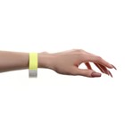 Бумажный контрольный браслет "Жёлтый неоновый" TYVEK - Фото 2
