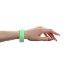 Бумажный контрольный браслет "Зелёный неоновый" TYVEK - Фото 2