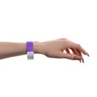 Бумажный контрольный браслет "Фиолетовый" TYVEK - Фото 2