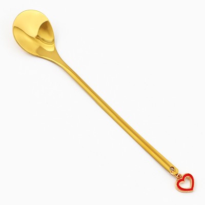 Ложки с подвесами «Тому, кого очень люблю», на 14 февраля, 2 шт., 3×15 см.
