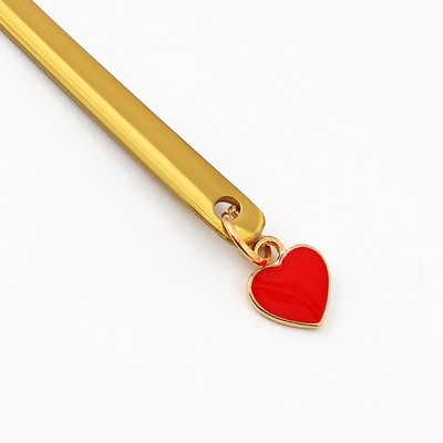 Ложки с подвесами «Тому, кого очень люблю», на 14 февраля, 2 шт., 3×15 см.