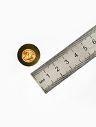 Основа для броши/значка (набор 5 шт.), площадка 2 см, цвет золото - Фото 2