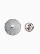 Основа для броши/значка (набор 5 шт.), площадка 2 см, цвет серебро - Фото 5