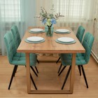 Стул обеденный Polini Home Berlin SM, цвет мятный-чёрный - Фото 10