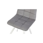 Стул обеденный Polini Home Berlin SM, цвет светло-серый-белый - Фото 5