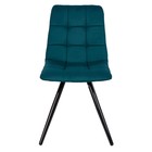 Стул обеденный Polini Home Berlin SM, цвет тёмно-бирюзовый-чёрный - Фото 2