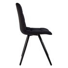 Стул обеденный Polini Home Berlin SM, цвет чёрный-чёрный - Фото 3