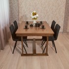 Стул обеденный Polini Home Berlin SM, цвет чёрный-чёрный - Фото 8