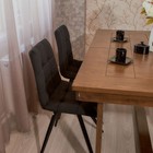 Стул обеденный Polini Home Berlin SM, цвет чёрный-чёрный - Фото 9