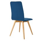 Стул обеденный Polini Home Rio SD, цвет синий-натуральный - Фото 4