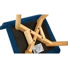 Стул обеденный Polini Home Rio SD, цвет синий-натуральный - Фото 5