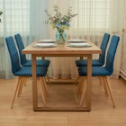 Стул обеденный Polini Home Rio SD, цвет синий-натуральный - Фото 10